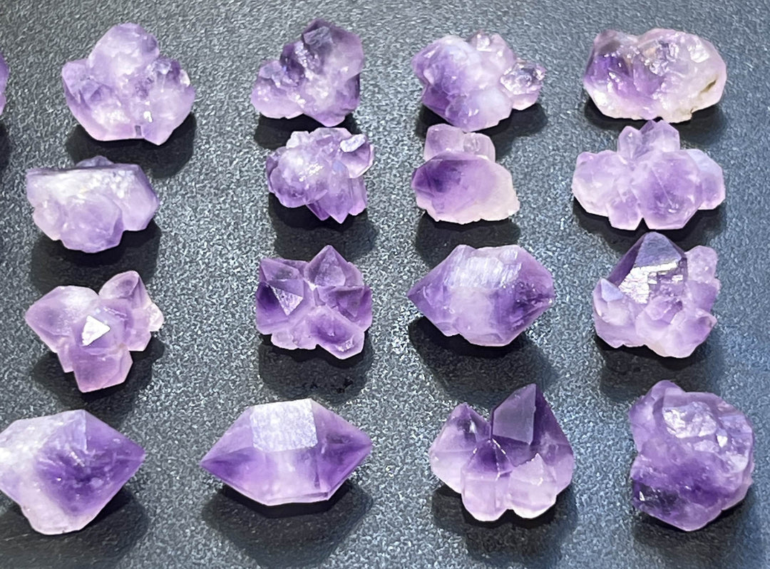 Amethyst Mini Crystal Clusters (1/2 lb)(8 oz) Half Pound Bulk Wholesale Lot Raw Gemstones Healing Crystals And Stones