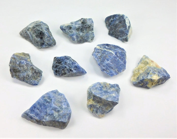 Rough Blue Sodalite ( 8 oz ) Half Pound Raw Stones Natural Gemstones Crystals