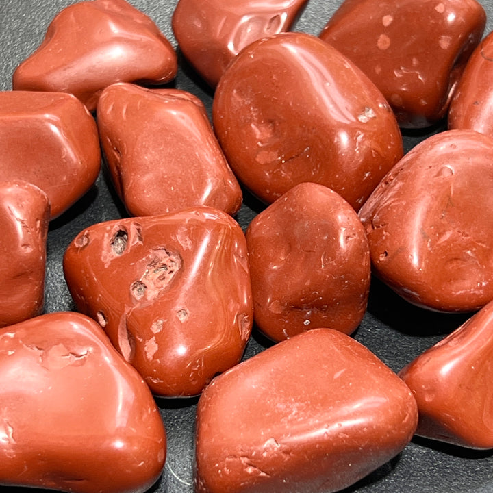 Red Jasper Large Tumbled (3 Pcs) Polished Natural Gemstones Healing Crystals And Stones