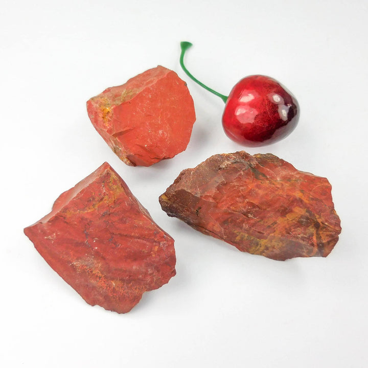 Red Jasper Rough (1/2 lb)(8 oz) Half Pound Bulk Wholesale Lot Raw Gemstones Healing Crystals And Stones
