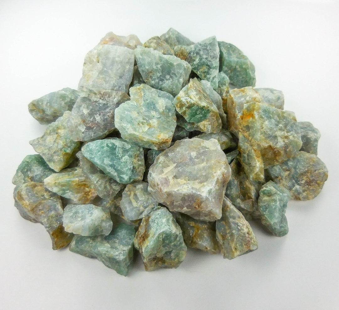 Bulk Wholesale Lot 1 Kilo ( 2.2 LBs ) Rough Sky Blue Quartz Crystal Raw Stones Natural Gemstones