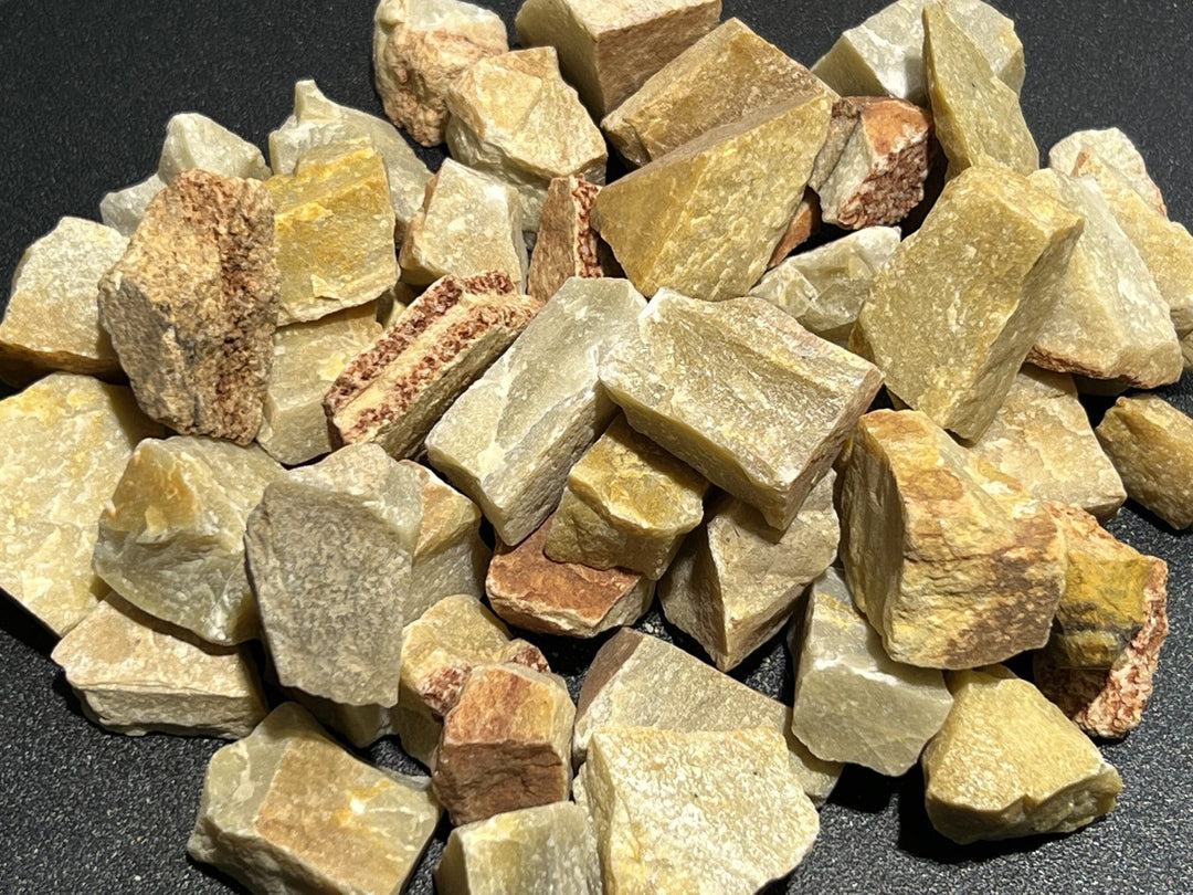 Bulk Wholesale Lot 1 LB Rough Yellow Aventurine One Pound Raw Stones Natural Gemstones Crystals
