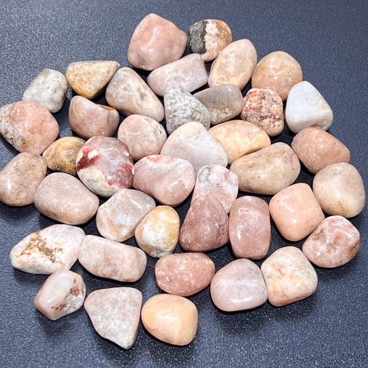 Pink Amethyst Tumbled 1 Kilo ( 2.2 LBs ) Bulk Wholesale Lot Polished Stones Natural Gemstones Healing Crystals And Stones