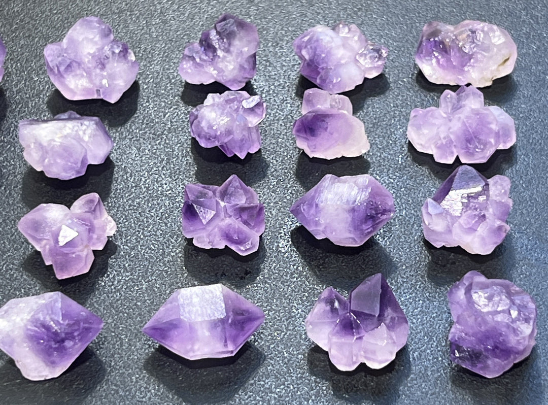 Amethyst Mini Crystal Clusters (1 LB) One Pound Bulk Wholesale Lot Raw Natural Gemstones Healing Crystals And Stones