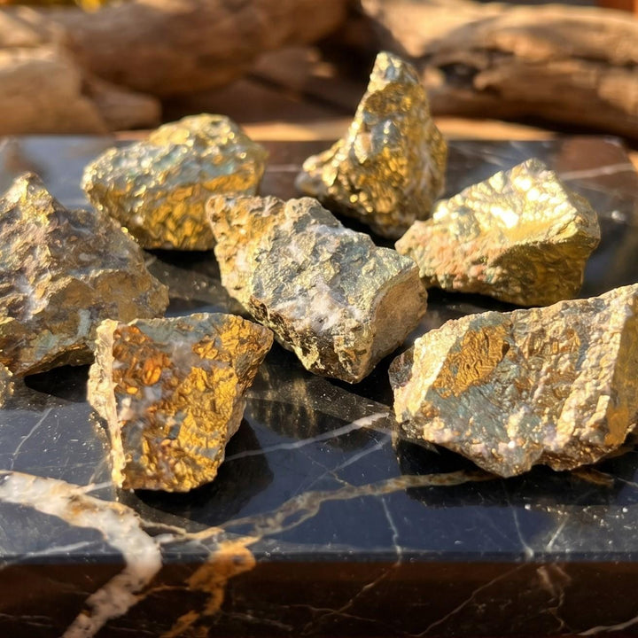 Gold Chalcopyrite Ore Rough Raw Stones (By The Piece Or Pound)