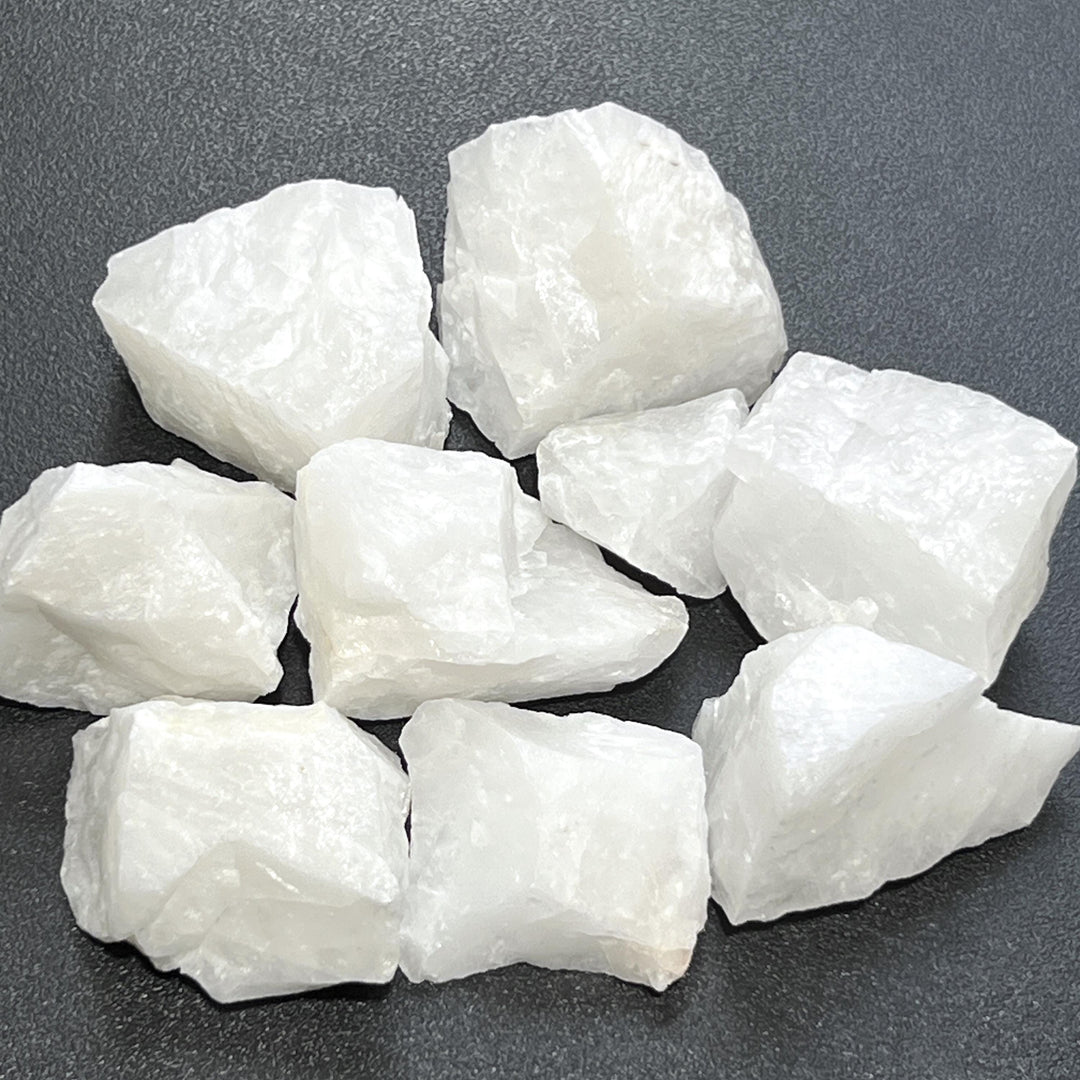 White Dolomite Crystal Rough Raw Stones (By The Piece or Pound)