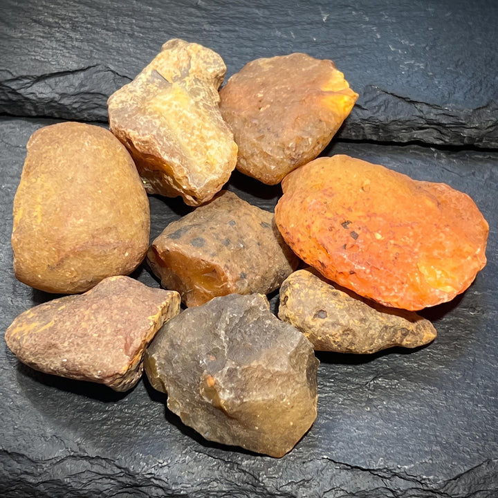 Large Red Carnelian Agate Crystal Rough River Stones (By The Piece Or Pound)