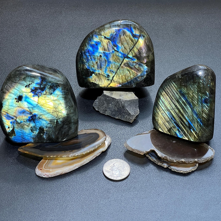 Labradorite Crystal Freeform Tower Polished Carving