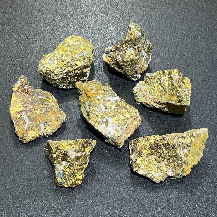 Gold Chalcopyrite Ore Rough Raw Stones (By The Piece Or Pound)