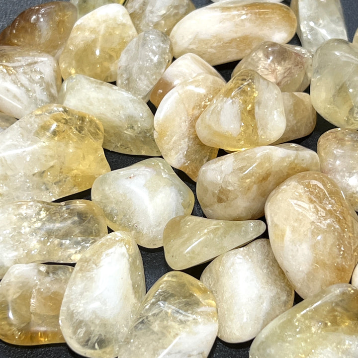 Citrine Crystal Tumbled (1 LB) One Pound Bulk Wholesale Lot Polished Gemstones Healing Crystals And Stones