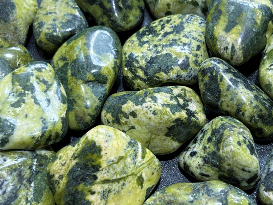 Bulk Wholesale Lot 1 LB Tumbled Green Nephrite Jade Polished Gemstones Healing Crystals And Stones