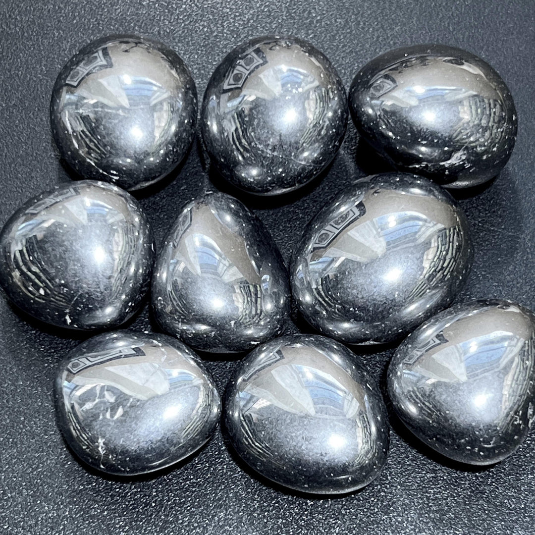 Silver Silicon Metaloid Terahertz Crystal Tumbled Stones (By The Piece Or Pound)