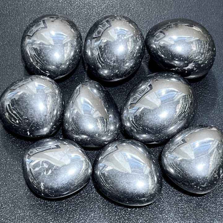 Silver Silicon Metaloid Terahertz Crystal Tumbled Stones (By The Piece Or Pound)