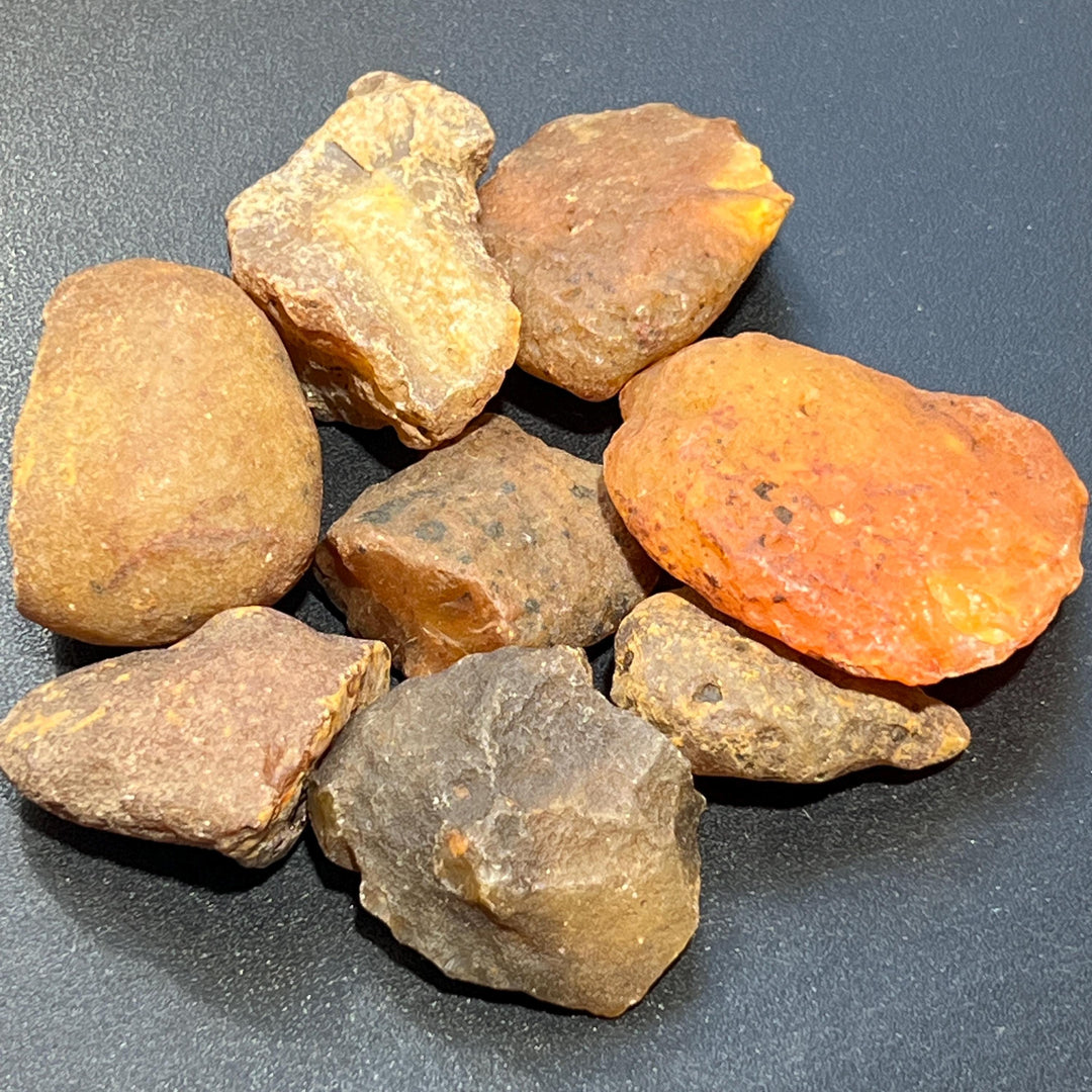 Large Red Carnelian Agate Crystal Rough River Stones (By The Piece Or Pound)