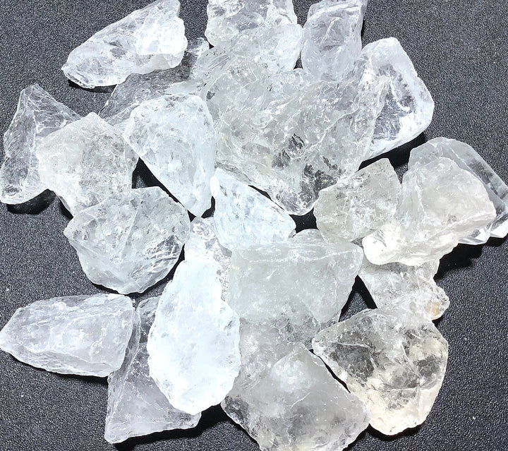 Rough Raw Clear Quartz Crystal (3 pcs) Stones Raw Gemstones Natural Crystals