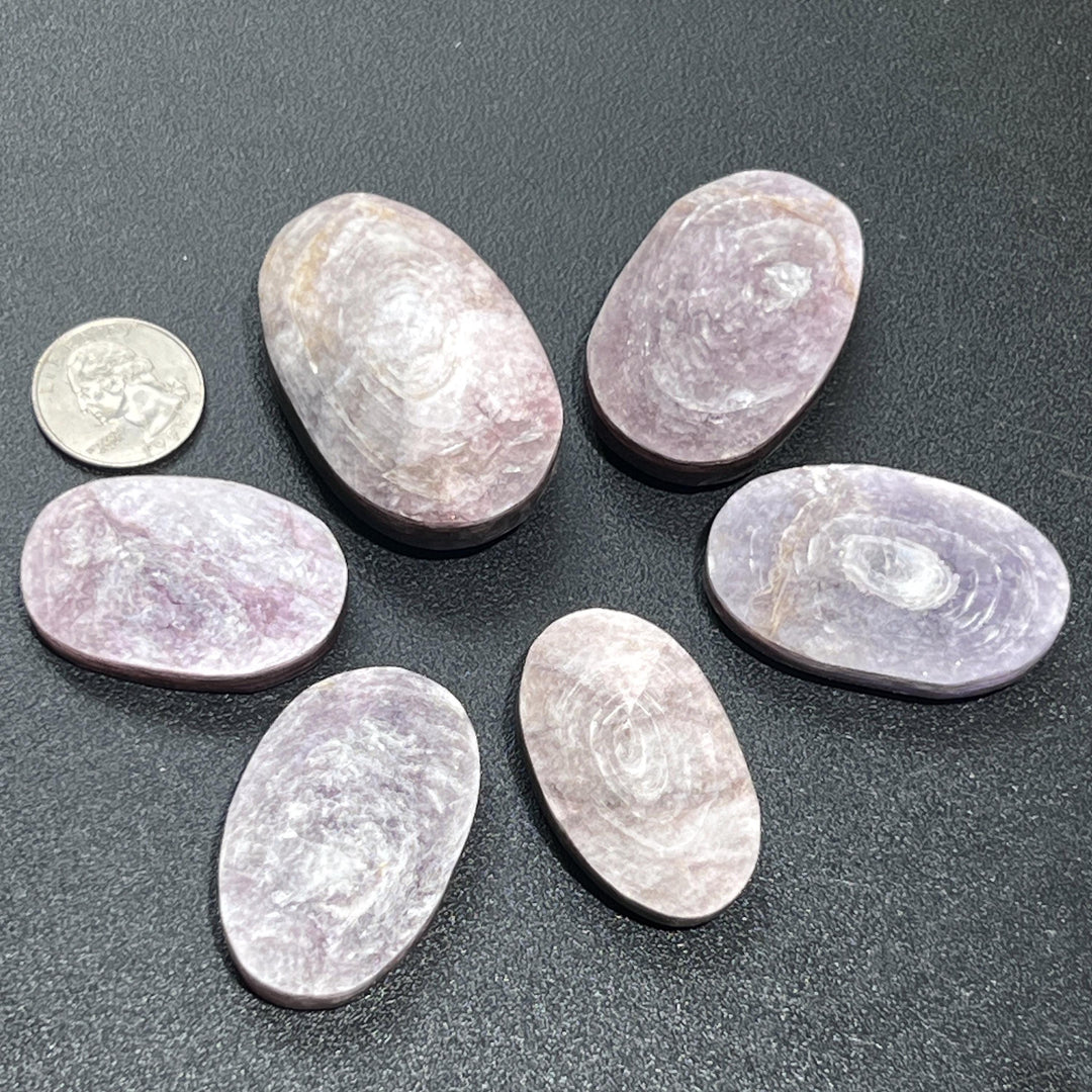 Large Purple Mica (Pick Your Piece) Oval Stone Carving