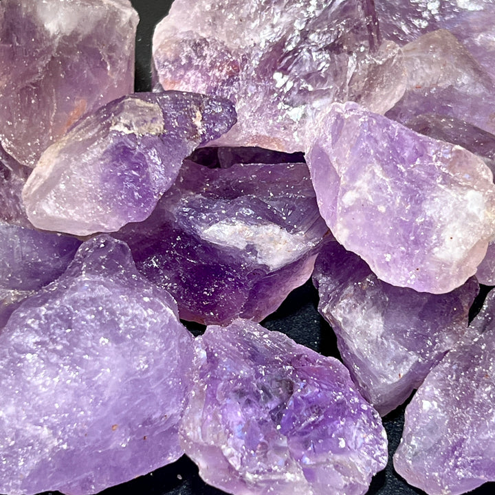 Amethyst Crystal Rough (1 Kilo)( 2.2 LBs) Bulk Wholesale Lot Raw Natural Gemstones