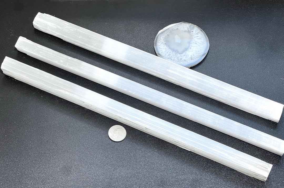 Extra Long Selenite Crystal Stick (12-14 Inches)