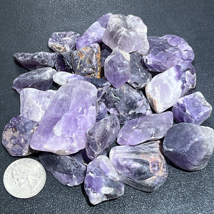 Purple Amethyst Crystal Stones From Rwanda Rough Raw