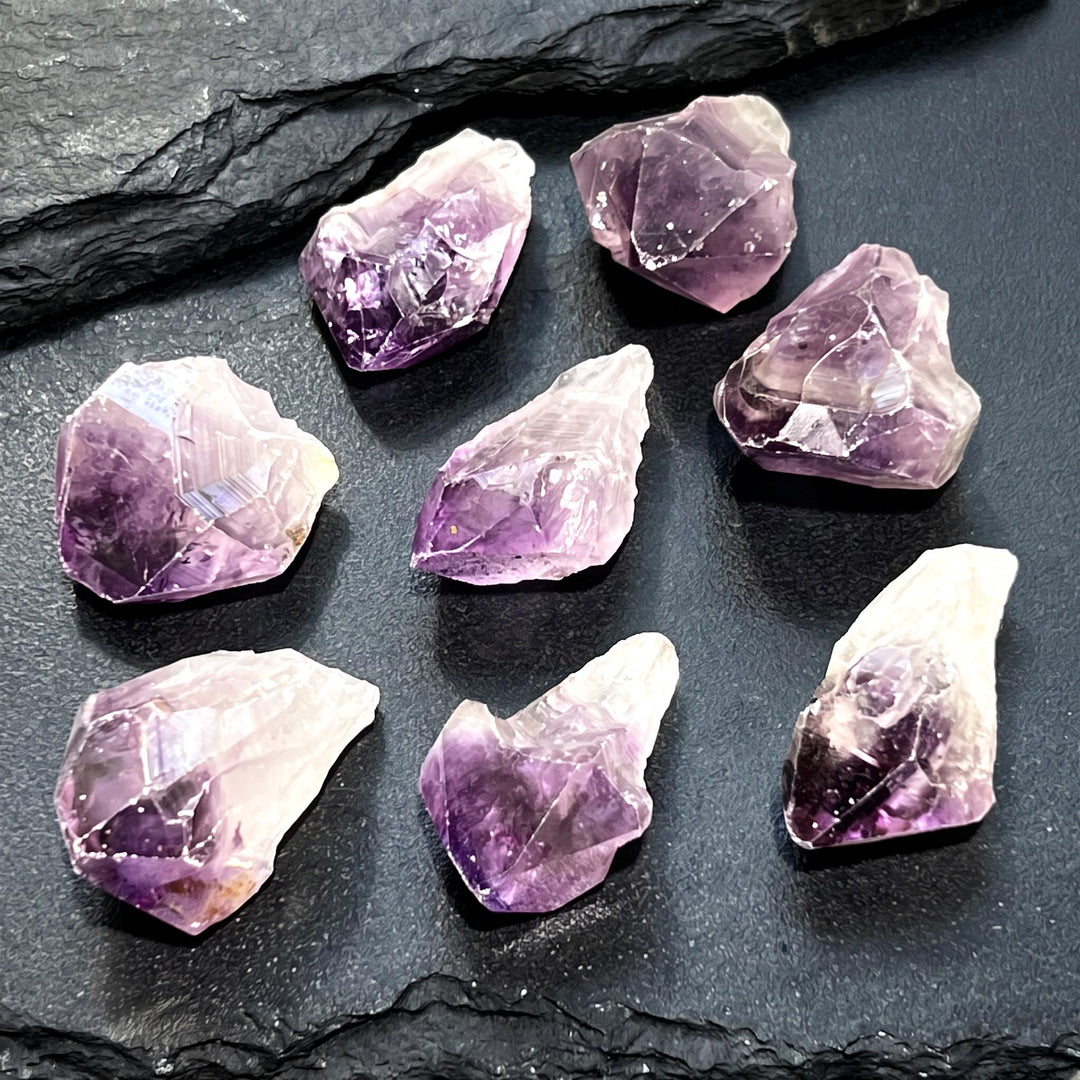 Large Purple Amethyst Crystal Points Rough