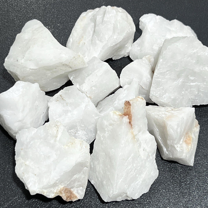 White Agate Crystal Rough Raw Stones (By The Piece or Pound)