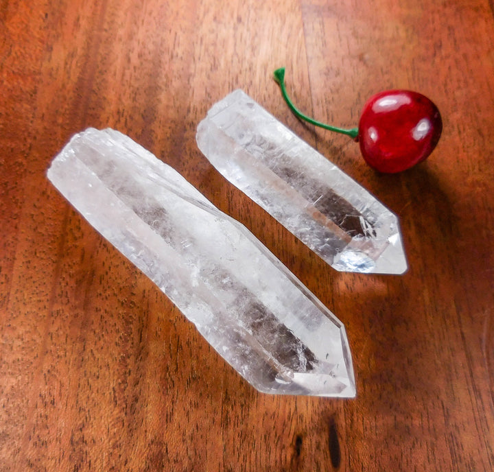 Large Clear Quartz Crystal Point, Rough Raw Gemstone Display Piece