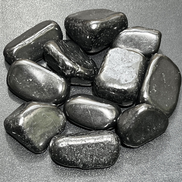 Shungite Large Tumbled (1 Kilo)(2.2 LBs) Bulk Wholesale Lot Polished Natural Gemstones