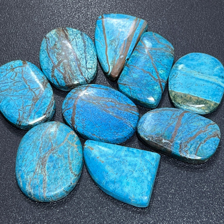 Azurite Cabochons (By The Piece or Gram)