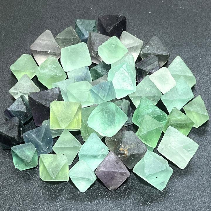 Fluorite Octahedron Crystals (1 LB) One Pound Bulk Wholesale Lot Rough Raw Natural