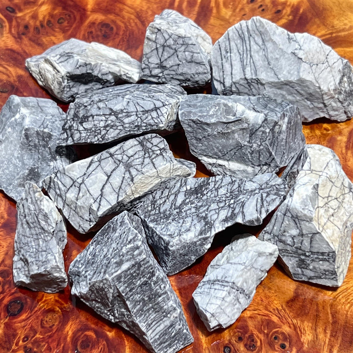Web Jasper Rough Raw Stones (By The Piece or Pound)