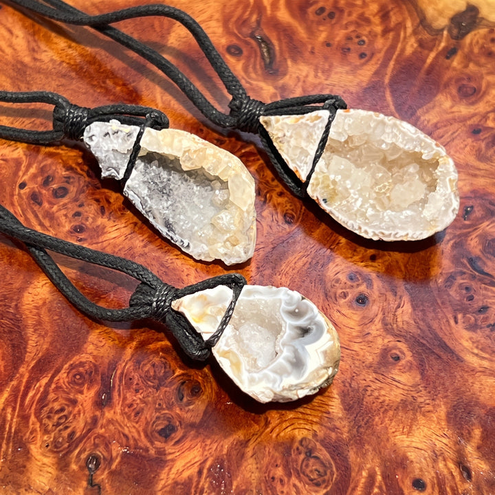 Oco Goede Crystal Necklace (24 Inch Black Cord) Gemstone Jewelry Pendant Supply