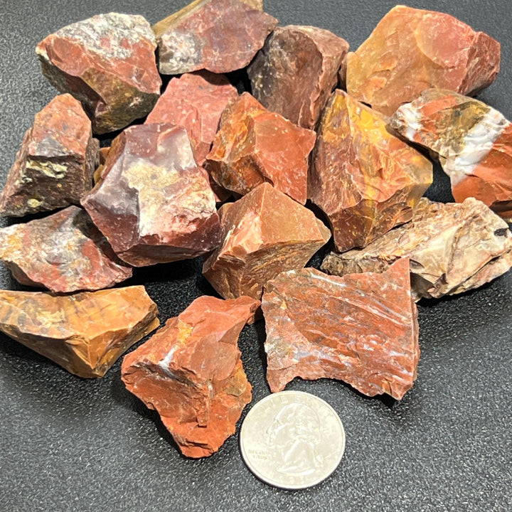 Red Kenyan Jasper Rough Raw Stones (By The Piece Or Pound)
