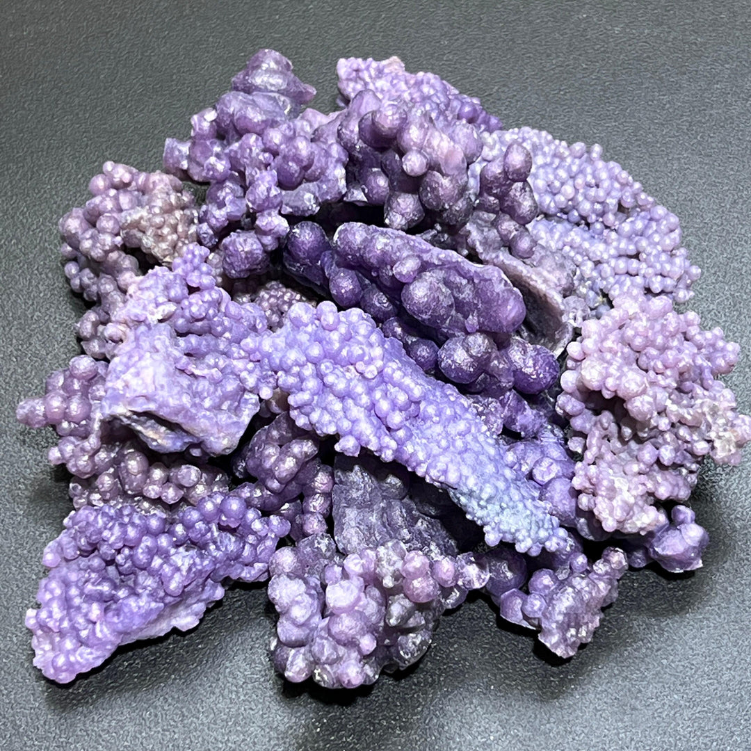 Purple Grape Agate (Dyed) Crystal Clusters (By The Piece Or Pound) Rough