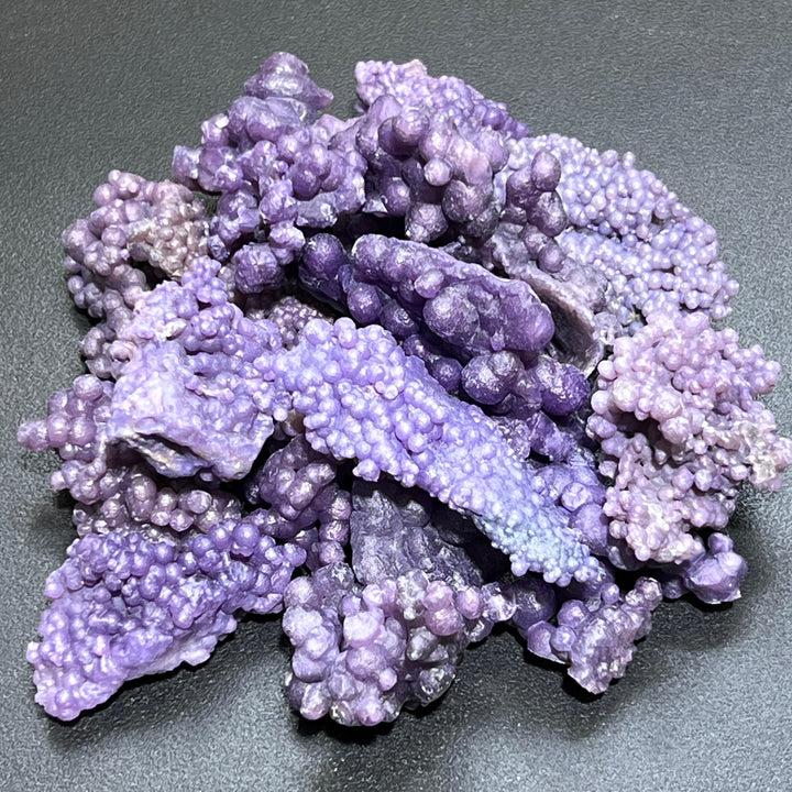Purple Grape Agate (Dyed) Crystal Clusters (By The Piece Or Pound) Rough