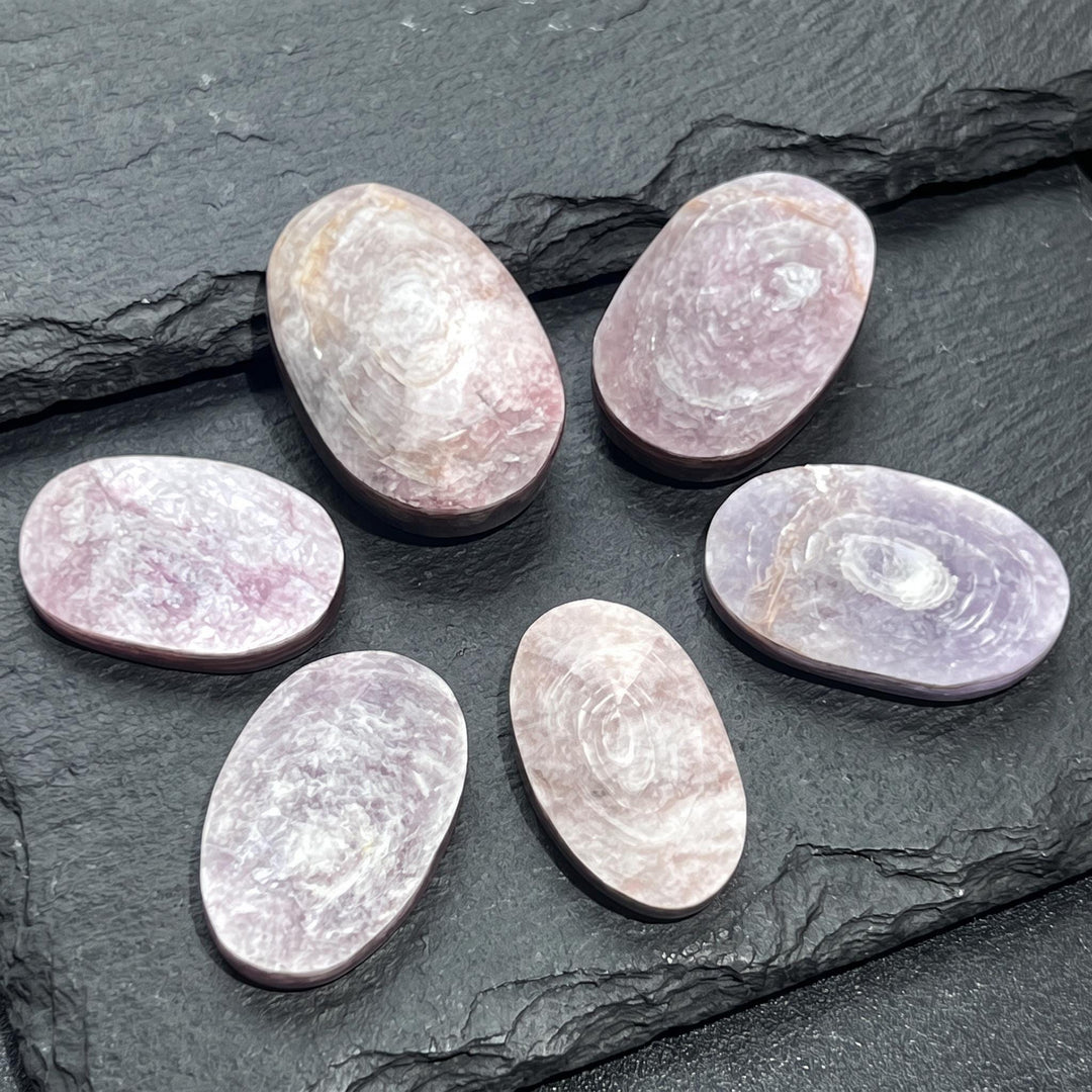 Large Purple Mica (Pick Your Piece) Oval Stone Carving