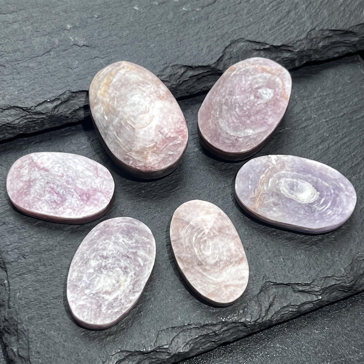 Large Purple Mica (Pick Your Piece) Oval Stone Carving