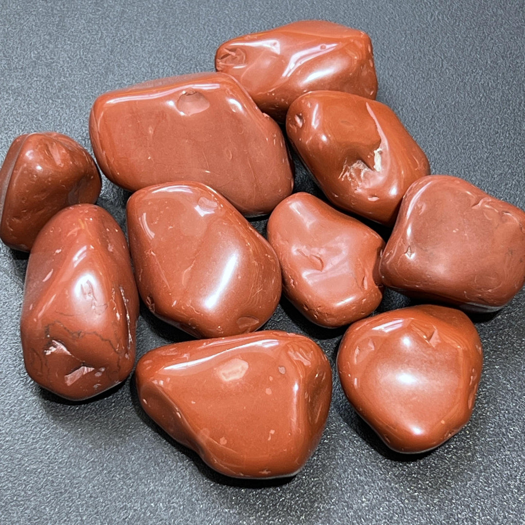 Large Red Jasper Tumbled Stones (By The Piece Or Pound)