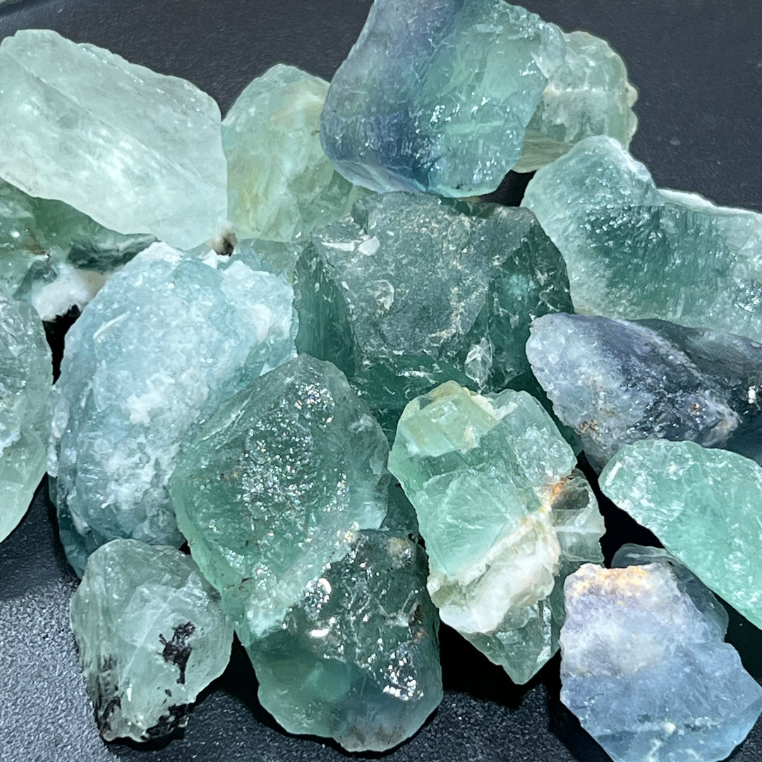 Fluorite Crystals Rough (1 LB) One Pound Bulk Wholesale Lot Raw Natural Gemstones Healing Crystals And Stones