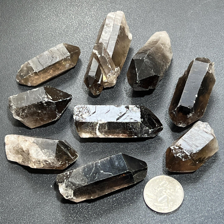 Smoky Quartz Crystal Rough Raw Points (By The Piece Or Pound)