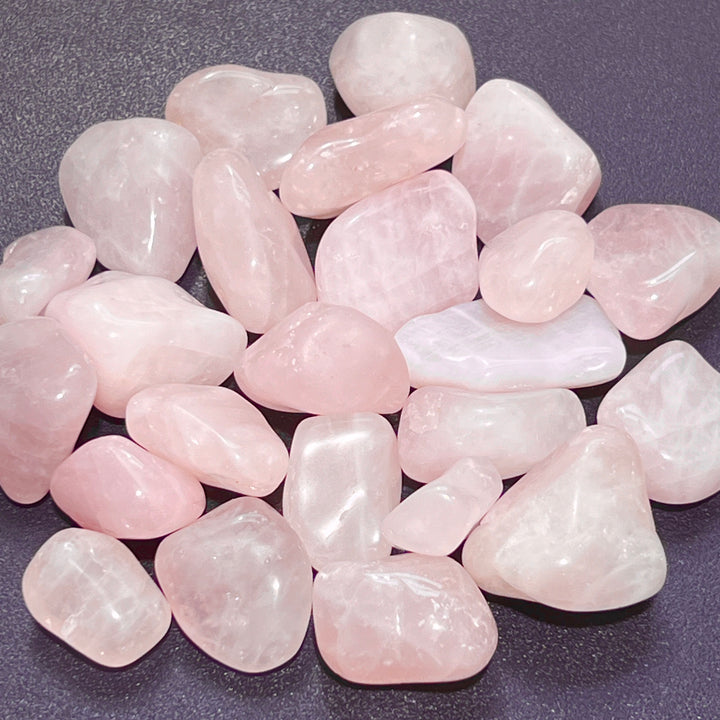 Rose Quartz Tumbled (1 Kilo)(2.2 LBs) Bulk Wholesale Lot Polished Natural Gemstones Healing Crystals And Stones