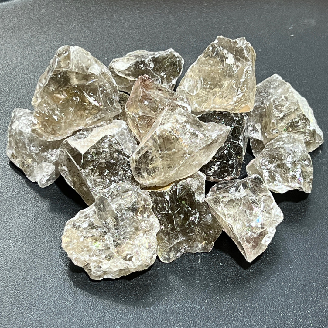 Smoky Quartz Crystal Rough (3 Pcs) Raw Natural Gemstones Healing Crystals And Stones