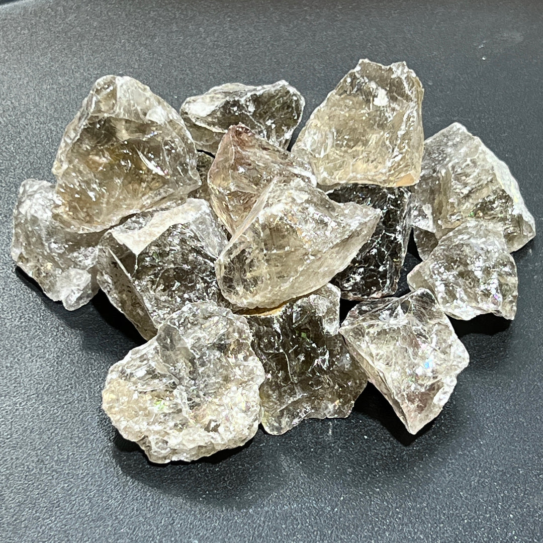 Smoky Quartz Crystal Rough (1 LB) One Pound Bulk Wholesale Lot Raw Natural Gemstones Healing Crystals And Stones