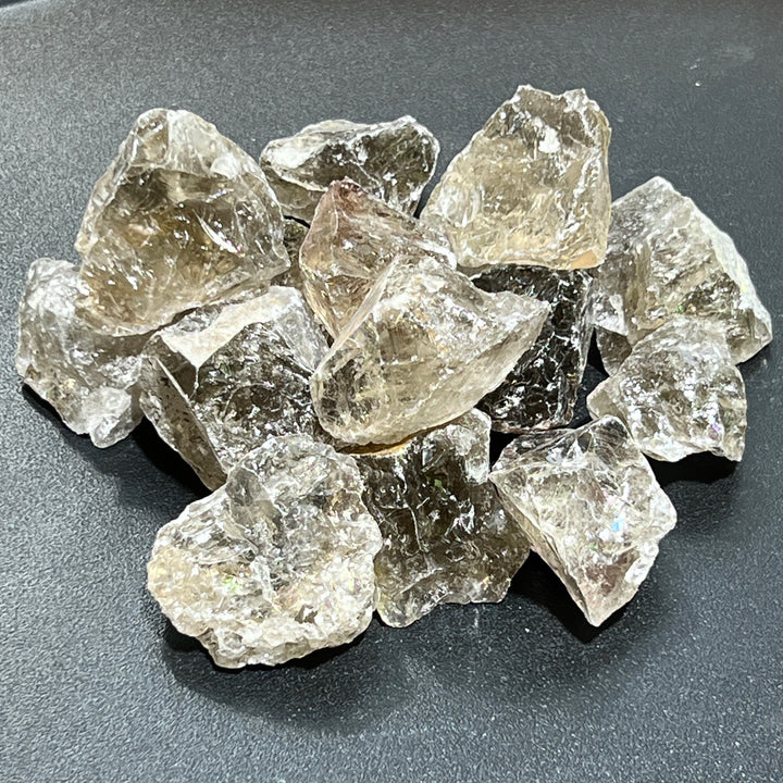 Smoky Quartz Crystal Rough (1/2 lb) 8 oz Half Pound Bulk Wholesale Lot Raw Gemstones Healing Crystals And Stones