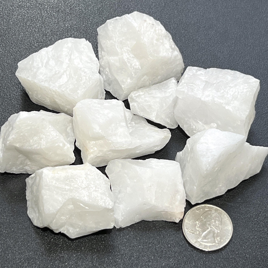 White Dolomite Crystal Rough Raw Stones (By The Piece or Pound)