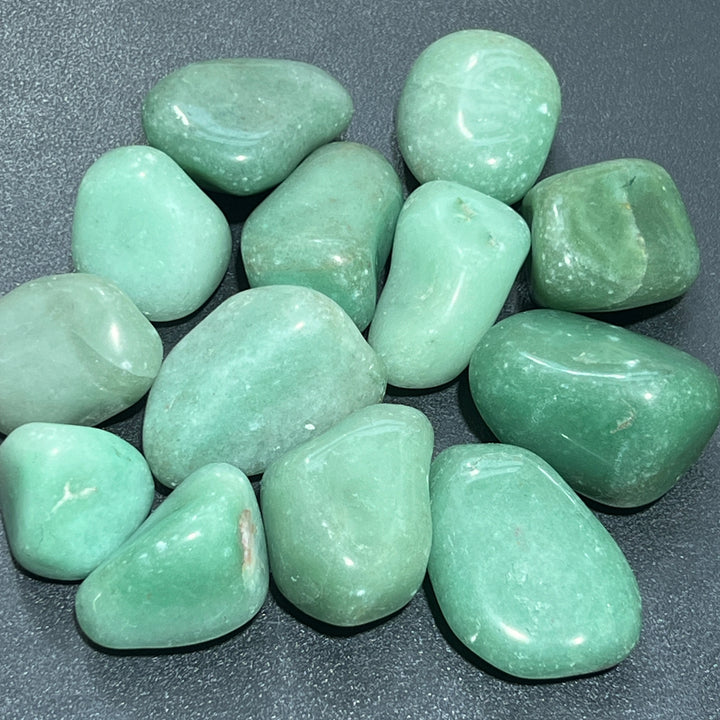 Green Aventurine Large Tumbled (3 Pcs) Polished Natural Gemstones Healing Crystals And Stones
