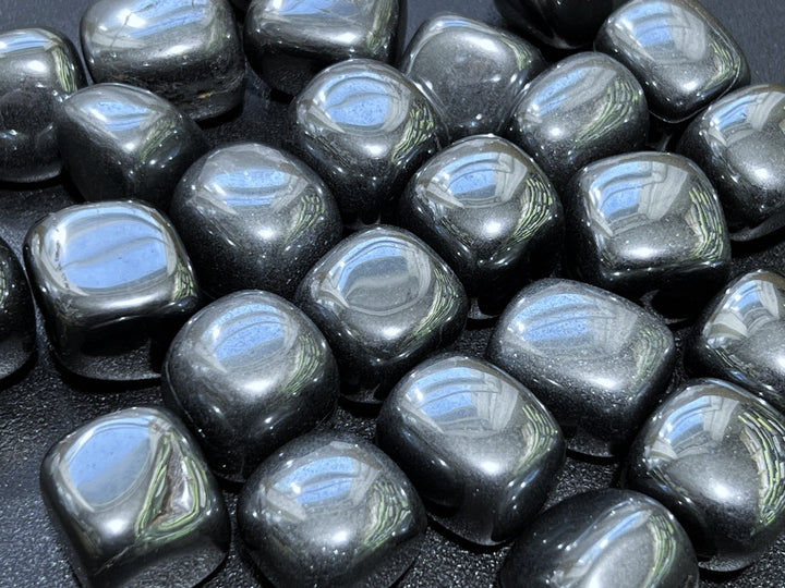Hematite Tumbled (1/2 lb) 8 oz Bulk Wholesale Lot Half Pound Polished Natural Gemstones Healing Crystals And Stones