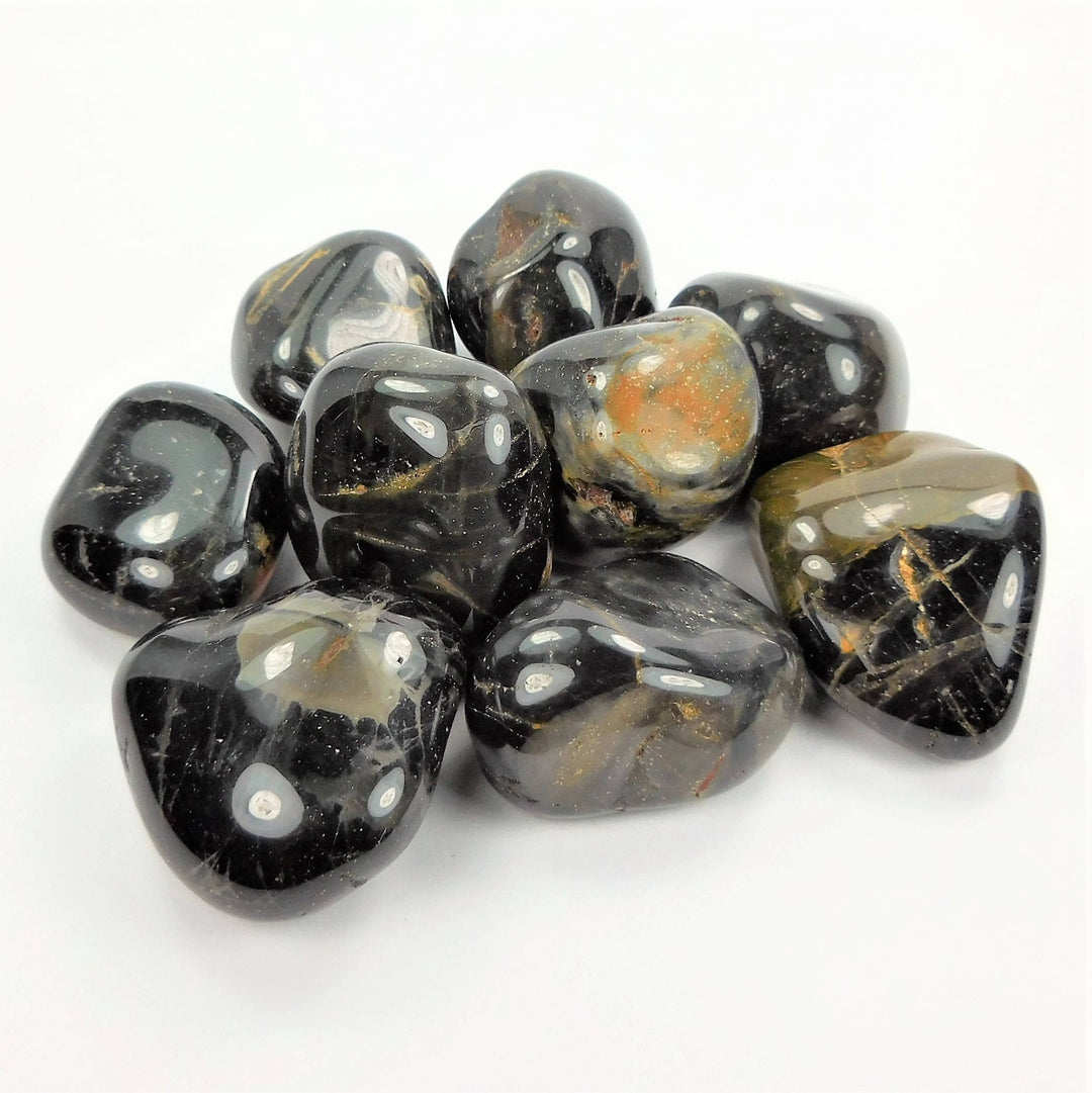 Tumbled Black Onyx (1/2 Lb) 8oz Bulk Wholesale Lot Half Pound Polished Stones Healing Crystals