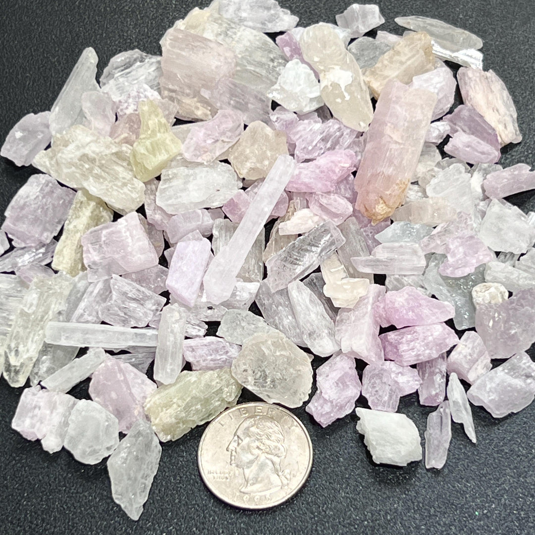 Kunzite Rough Raw Crystals (By The Piece Or Pound)(UV Reactive)