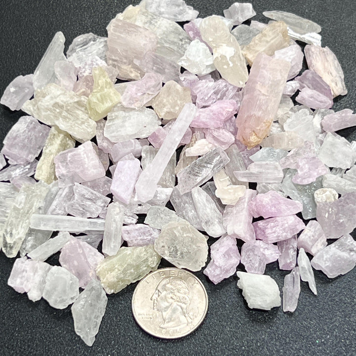 Kunzite Rough Raw Crystals (By The Piece Or Pound)(UV Reactive)