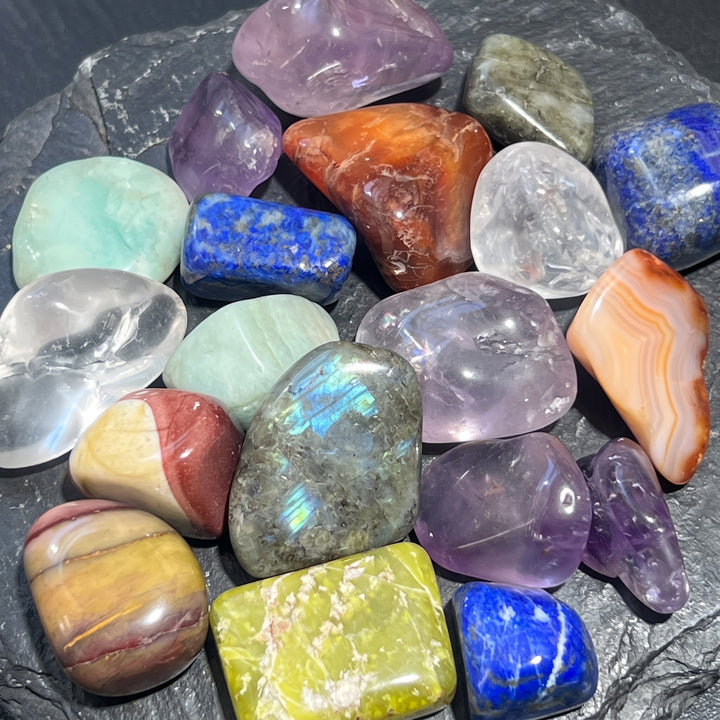 Assorted Tumbled Stones And Crystals Mix (By The Ounce or Pound)